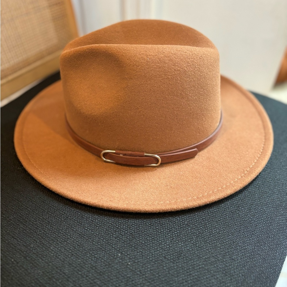 Classic Tan Fedora Hat
